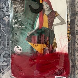 Sally Costume with Red Wig